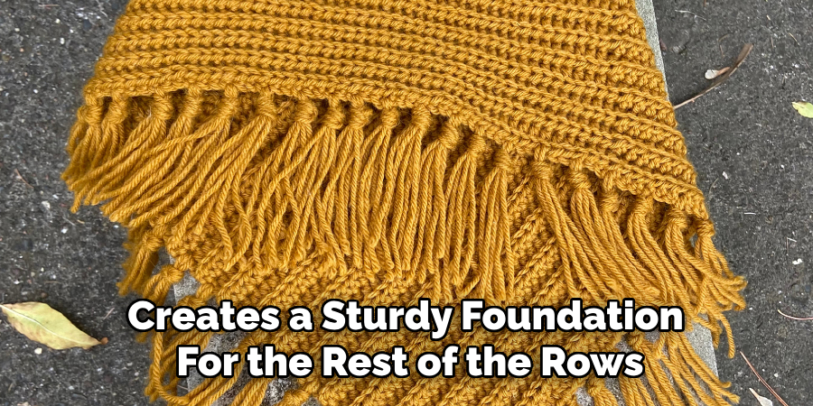 Creates a Sturdy Foundation
For the Rest of the Rows