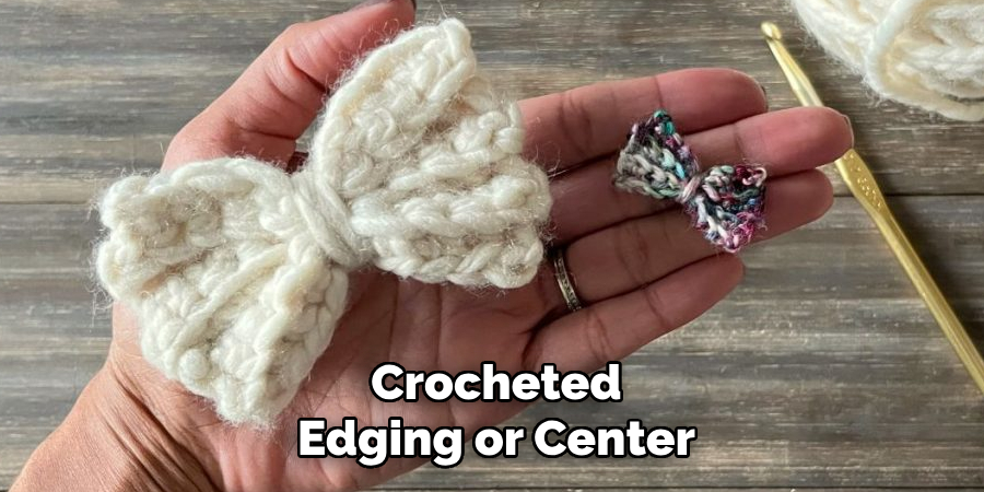 Crocheted
Edging or Center