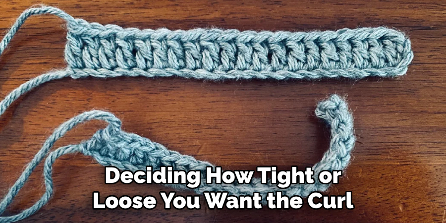 Deciding How Tight or Loose You Want the Curl