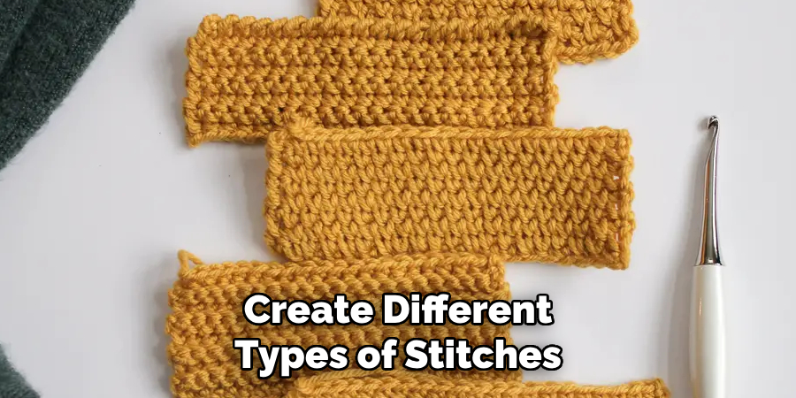 Create Different Types of Stitches