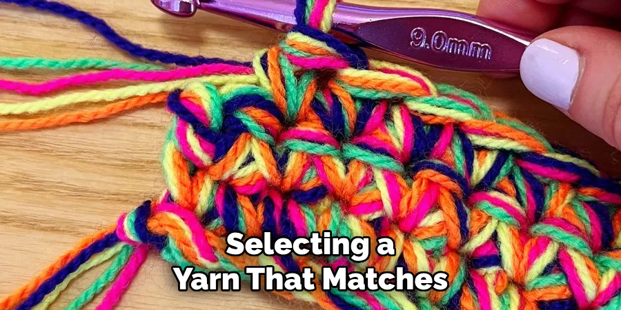 Selecting a Yarn That Matches