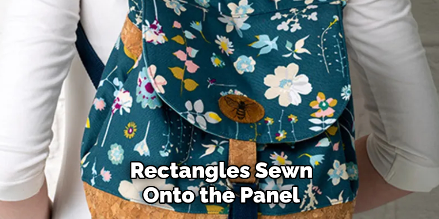 Rectangles Sewn Onto the Panel
