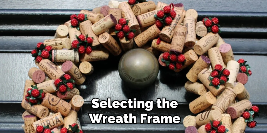 Selecting the Wreath Frame