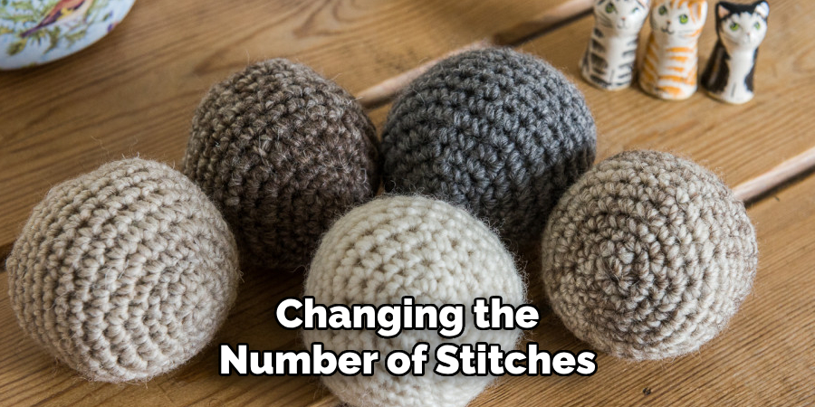 Changing the Number of Stitches