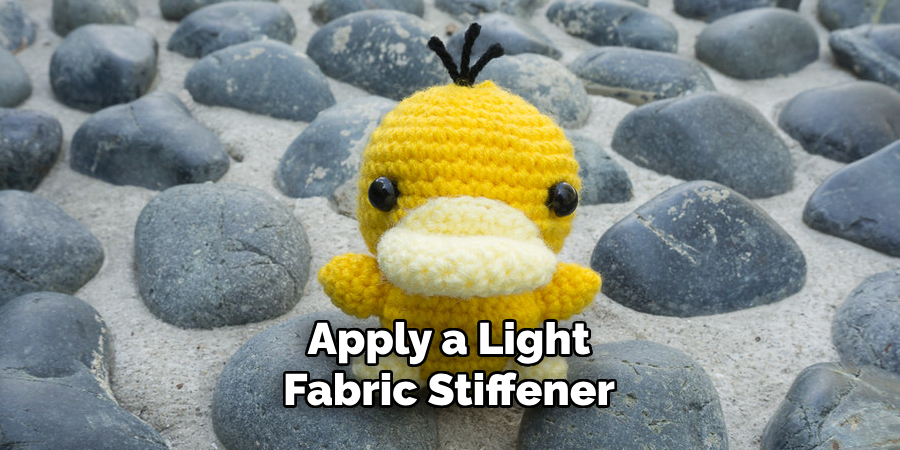 Apply a Light Fabric Stiffener