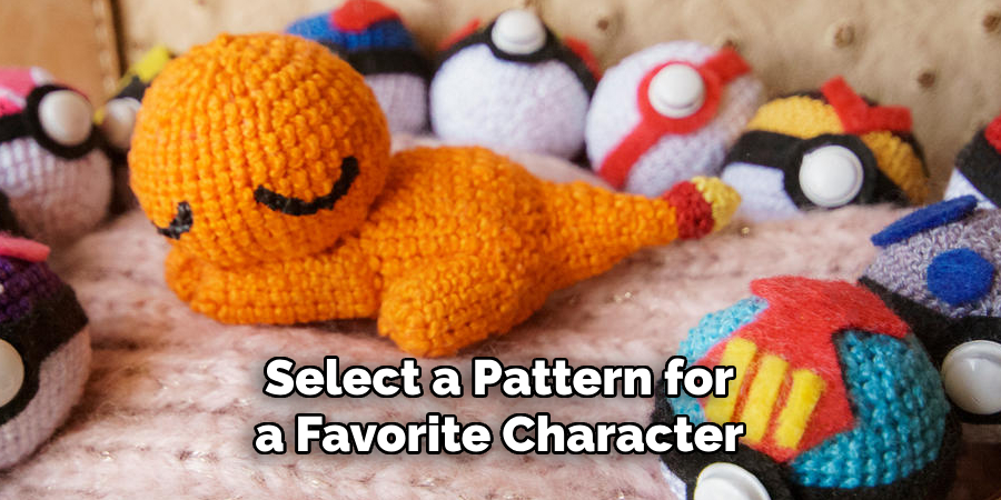 Select a Pattern for a Favorite Character