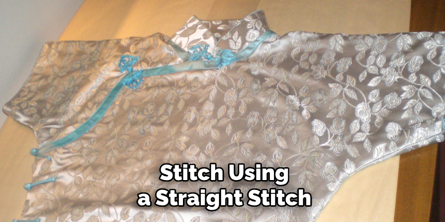 Stitch Using a Straight Stitch