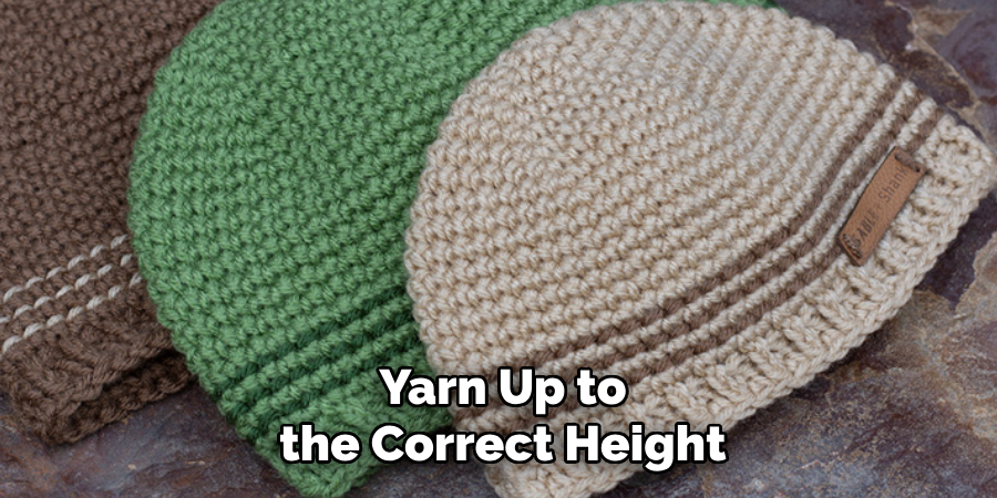 Yarn Up to the Correct Height