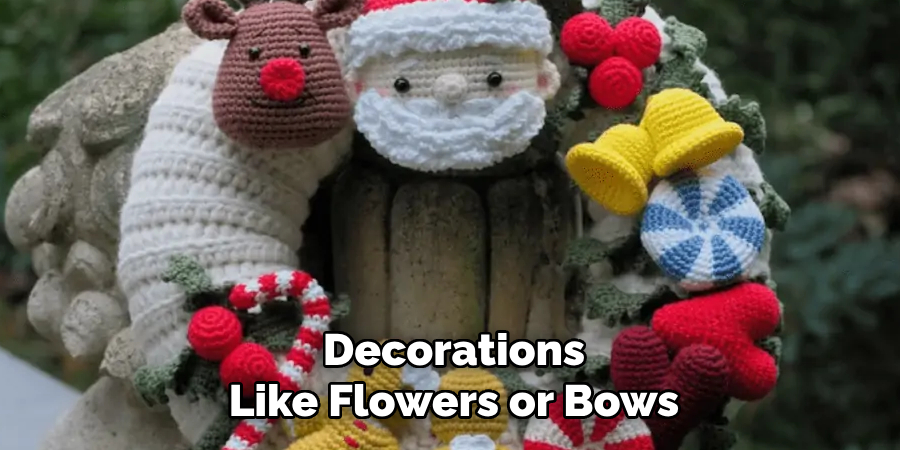 Decorations Like Flowers or Bows