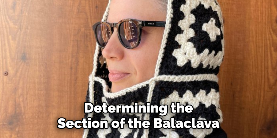 Determining the Section of the Balaclava