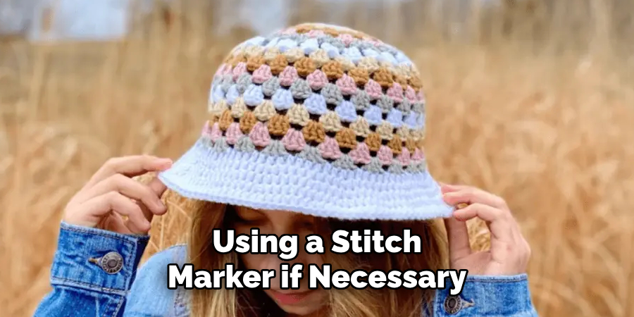 Using a Stitch Marker if Necessary