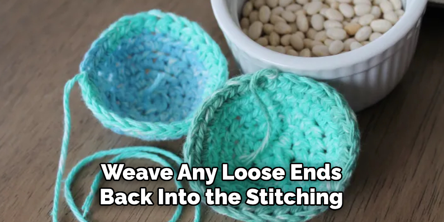 Weave Any Loose Ends Back Into the Stitching