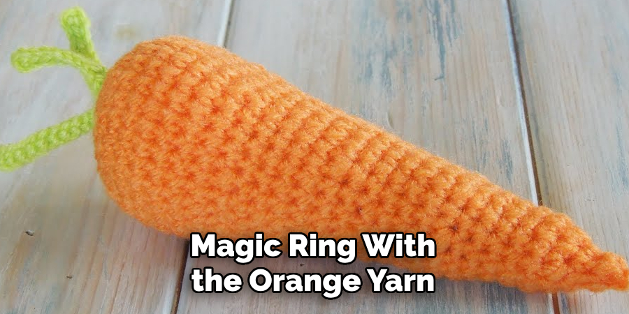 Magic Ring With the Orange Yarn