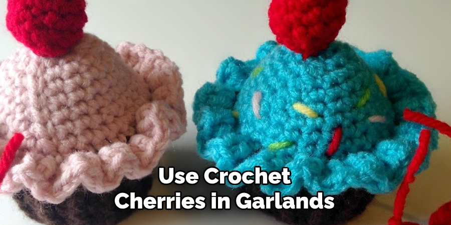 Use Crochet Cherries in Garlands
