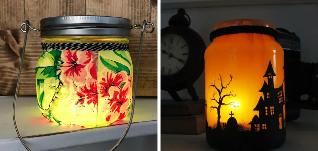 How to Make Mason Jar Luminaries