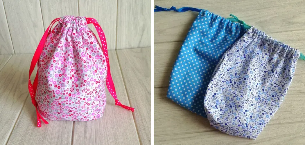 How to Sew a Drawstring Bag