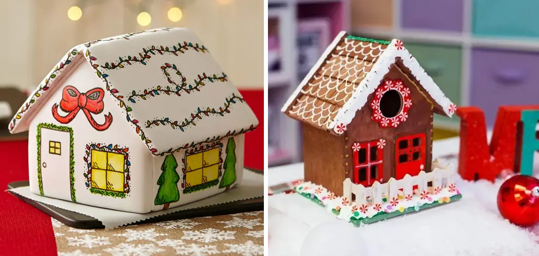 How to Paint a Gingerbread House