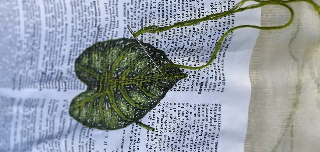 How to Embroider on Paper