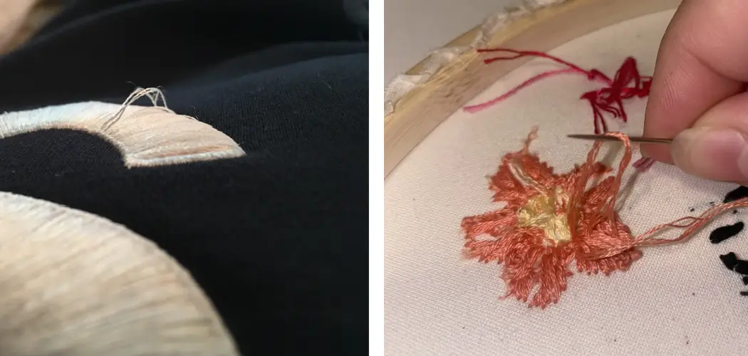 How to Fix Embroidery Coming Loose