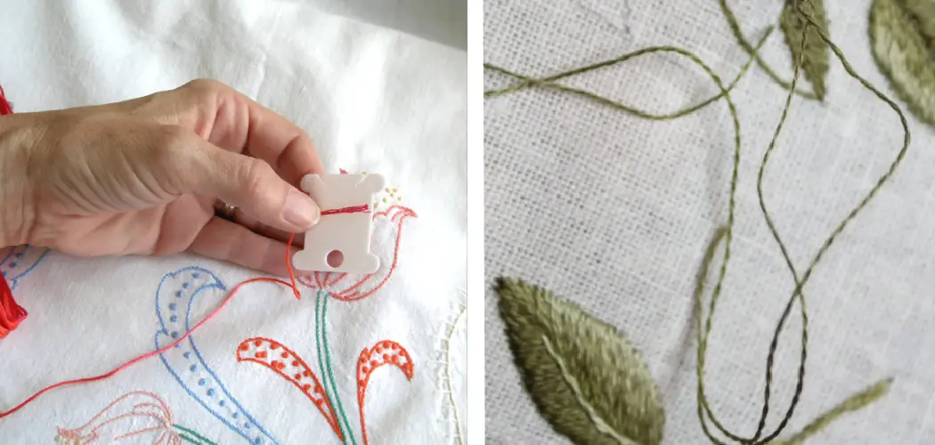 How to Keep Embroidery Floss from Tangling