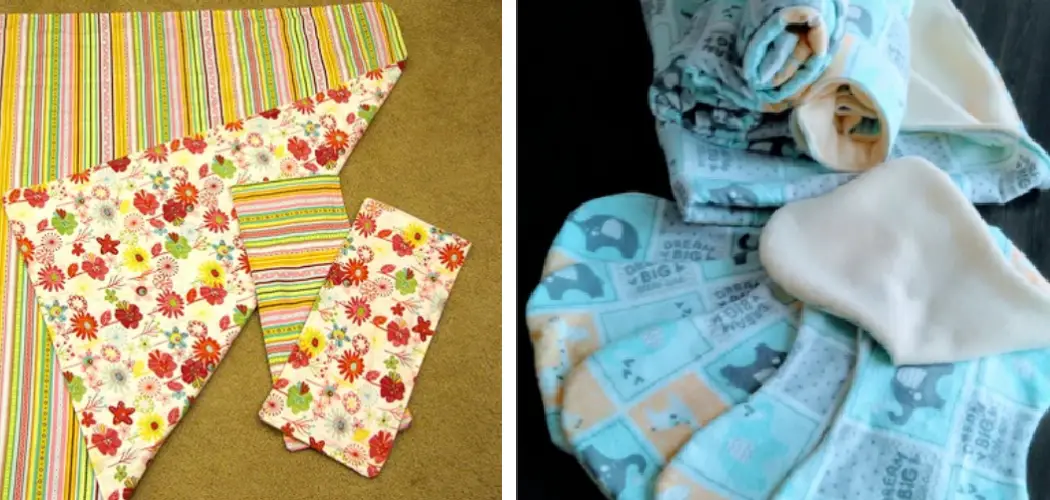 How to Make Receiving Blankets and Burp Cloths