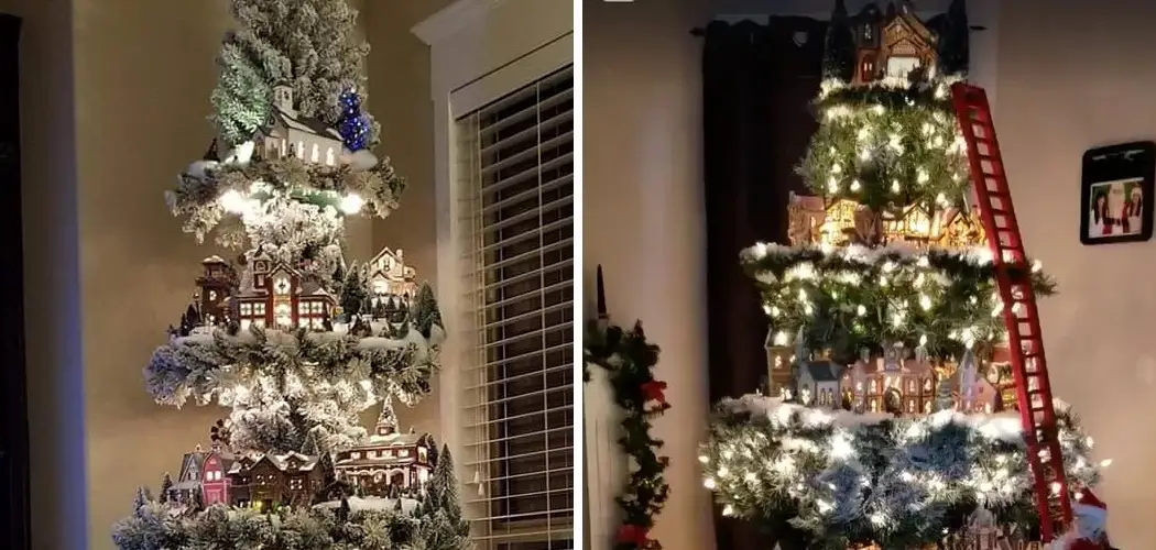 How to Make a Christmas Tree Village