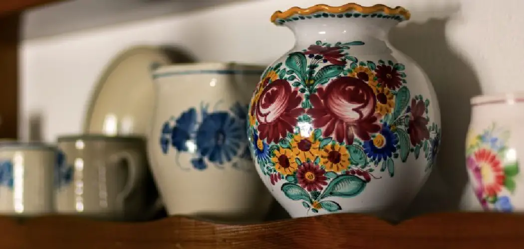 How to Paint Flowers on Pottery