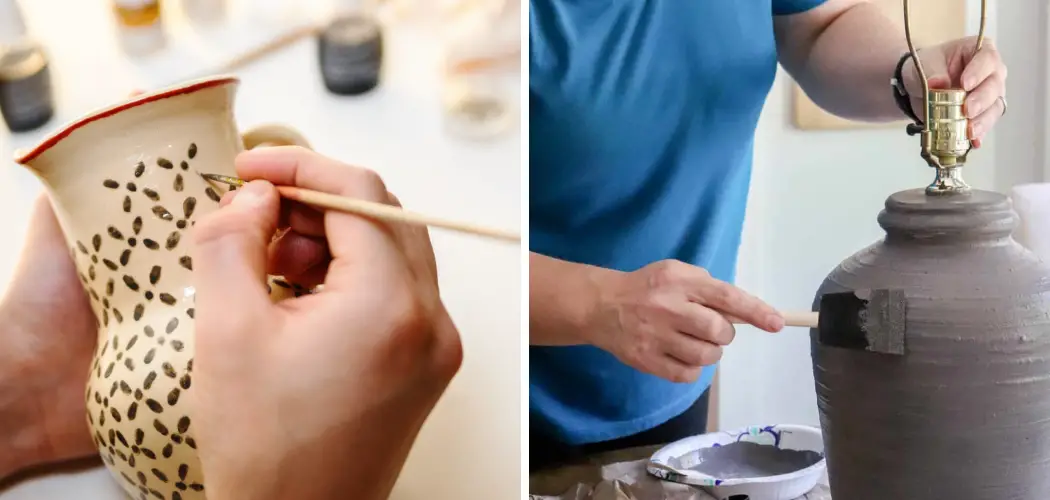 How to Paint a Ceramic Lamp