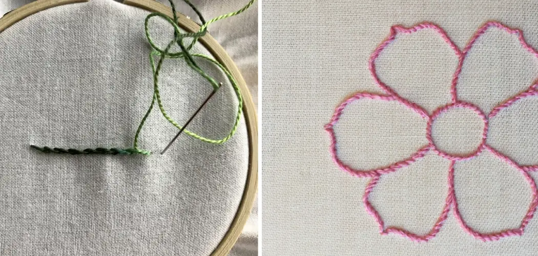 How to Stem Stitch Embroidery