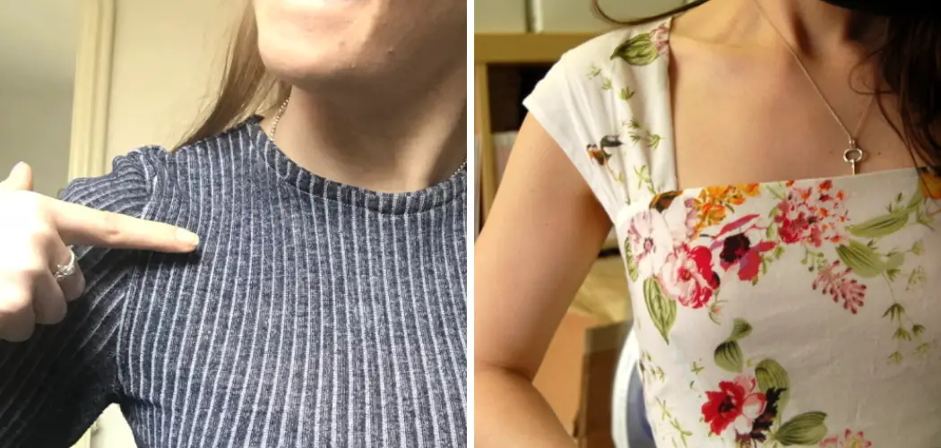 How to Alter Neckline of Dress