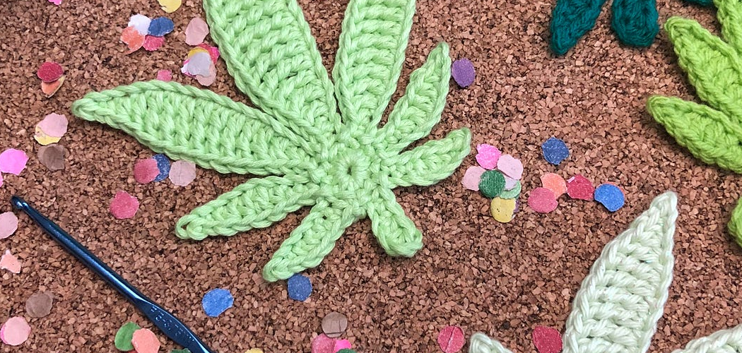 How to Crochet a Pot Leaf